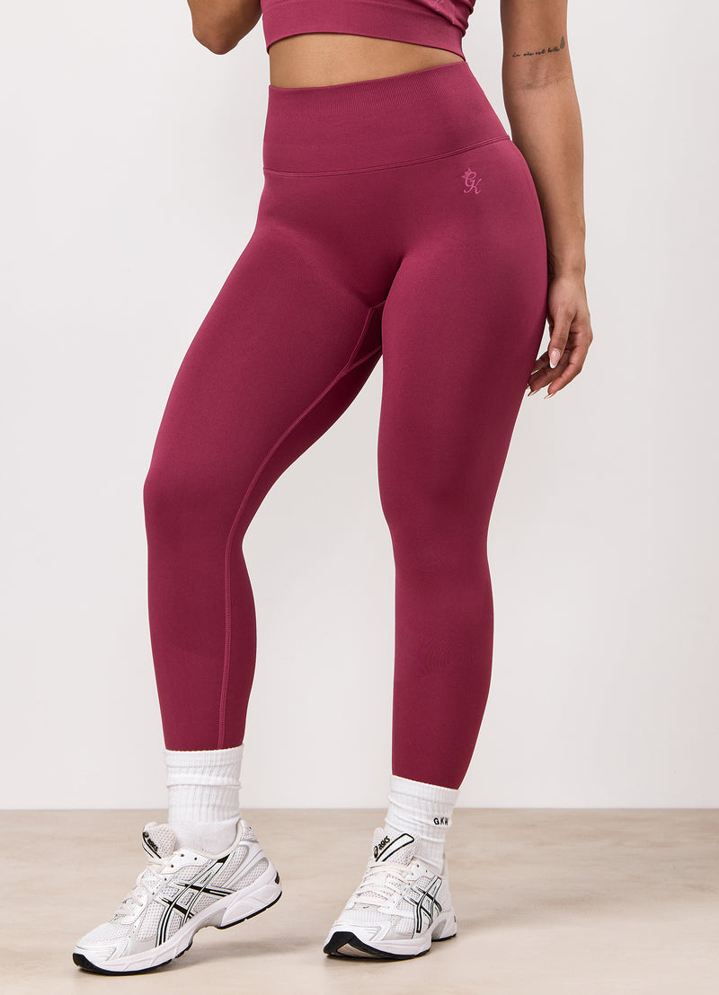 Gym King Sculpt Seamless Legging - Pomegranate