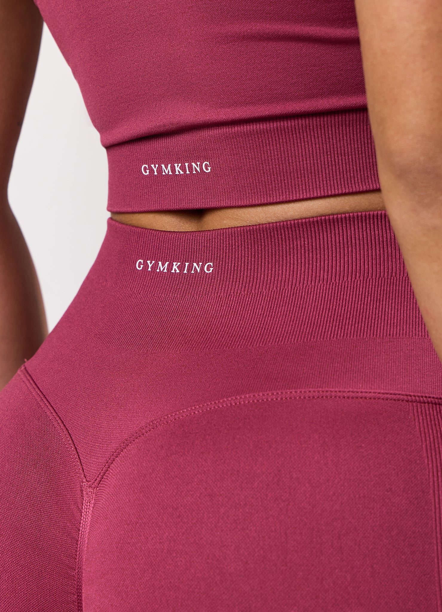 Gym King Sculpt Seamless Legging - Pomegranate