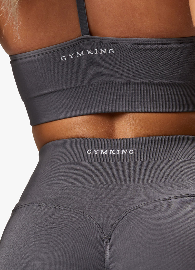 Gym King Sculpt Seamless Legging - Space Grey