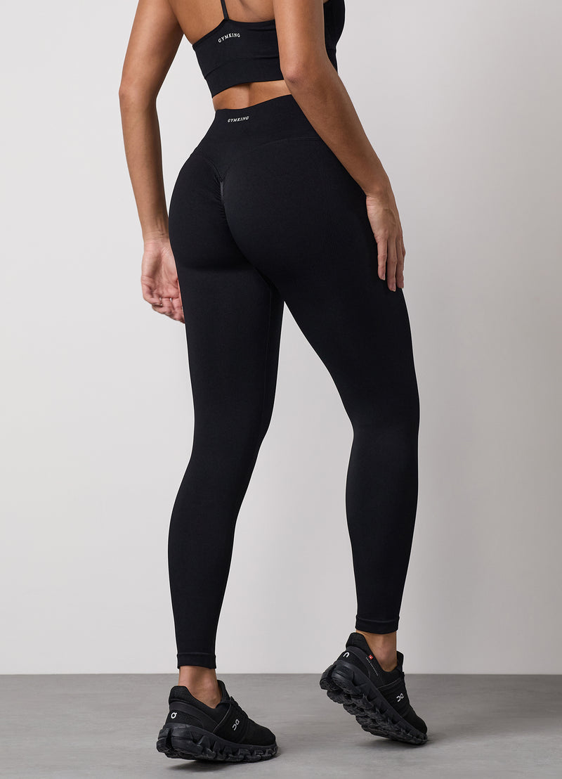 Gym King Sculpt Seamless Legging - Black