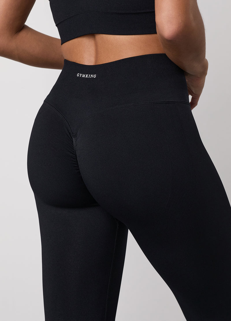 Gym King Sculpt Seamless Legging - Black