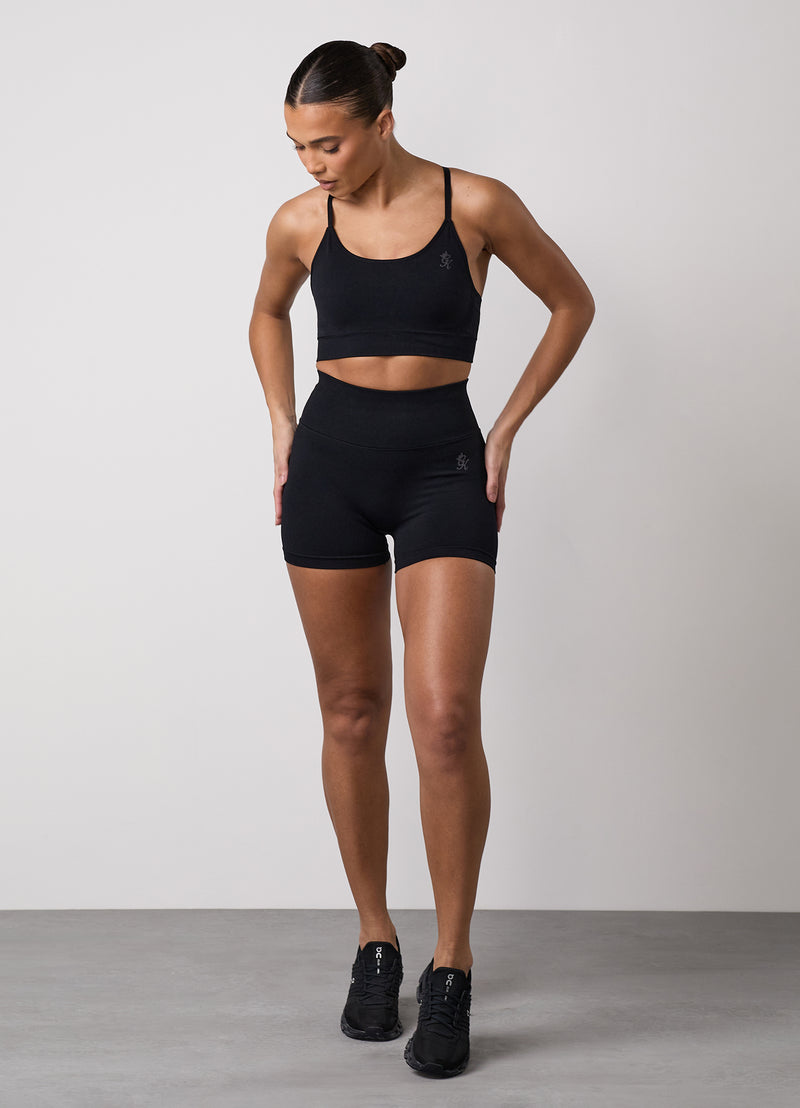 Gym King Sculpt Seamless 3" Short - Black