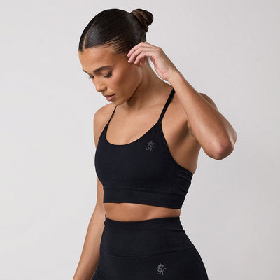 Gym King Sculpt Seamless Bra - Black