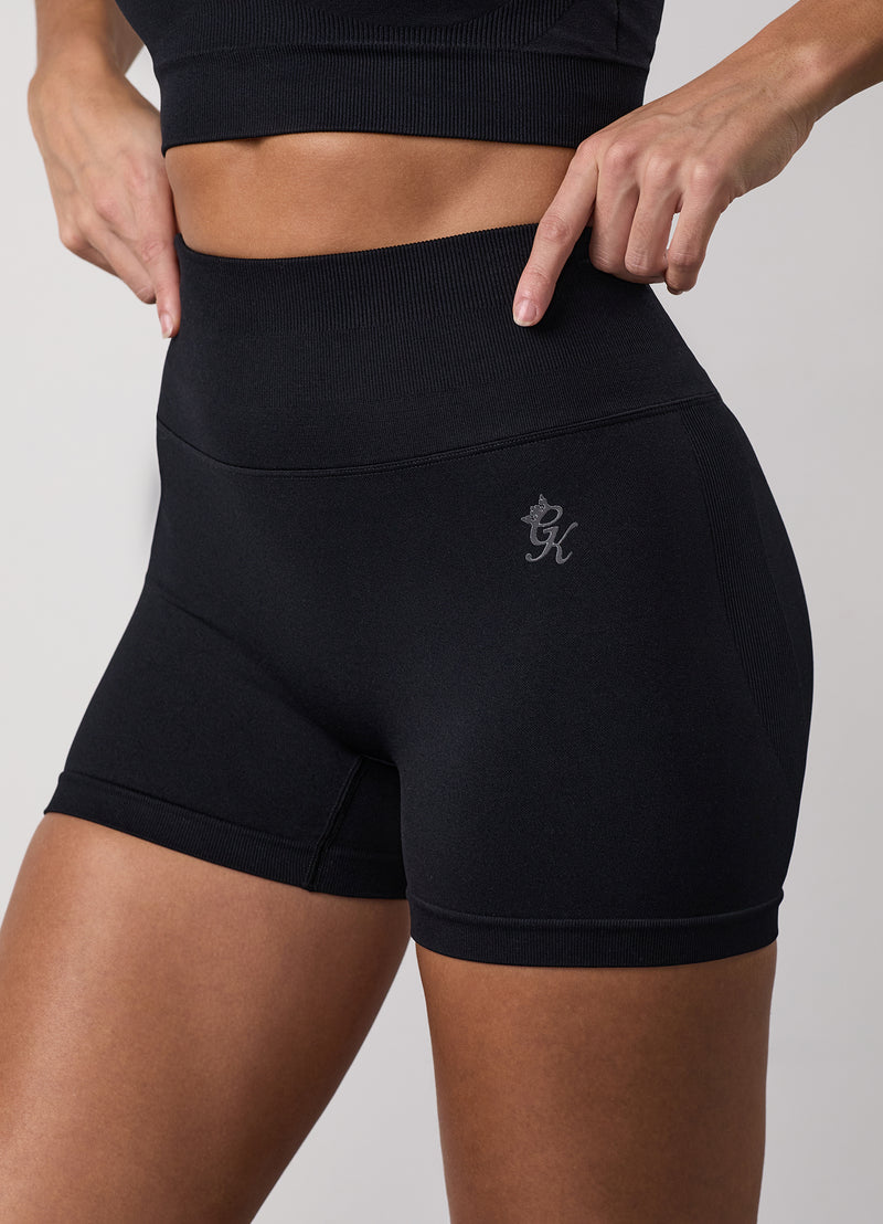 Gym King Sculpt Seamless 3" Short - Black