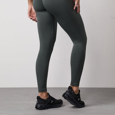 Gym King Sculpt Seamless Legging - Green Smoke