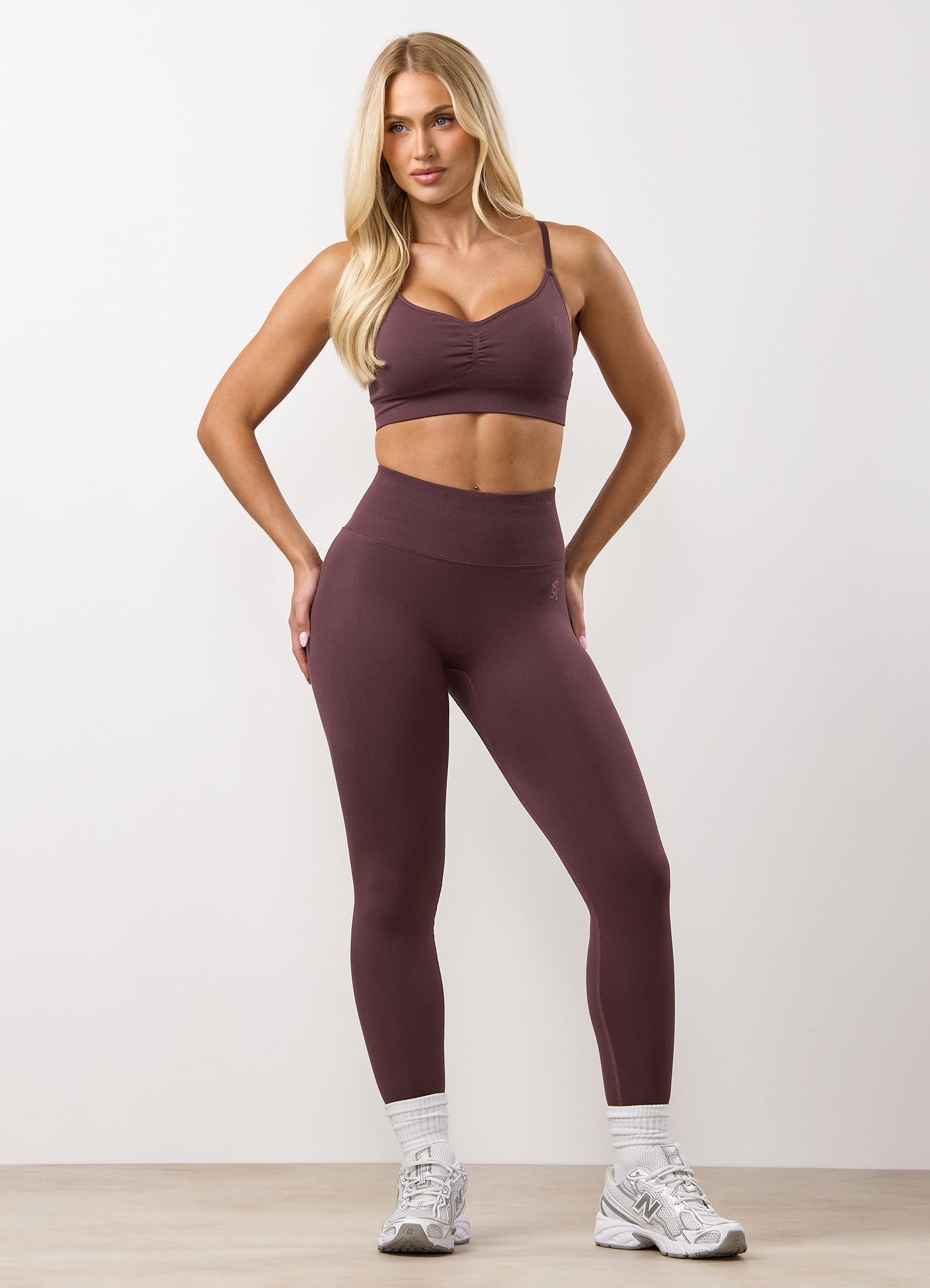 Gym King Sculpt Seamless Legging - Deep Plum