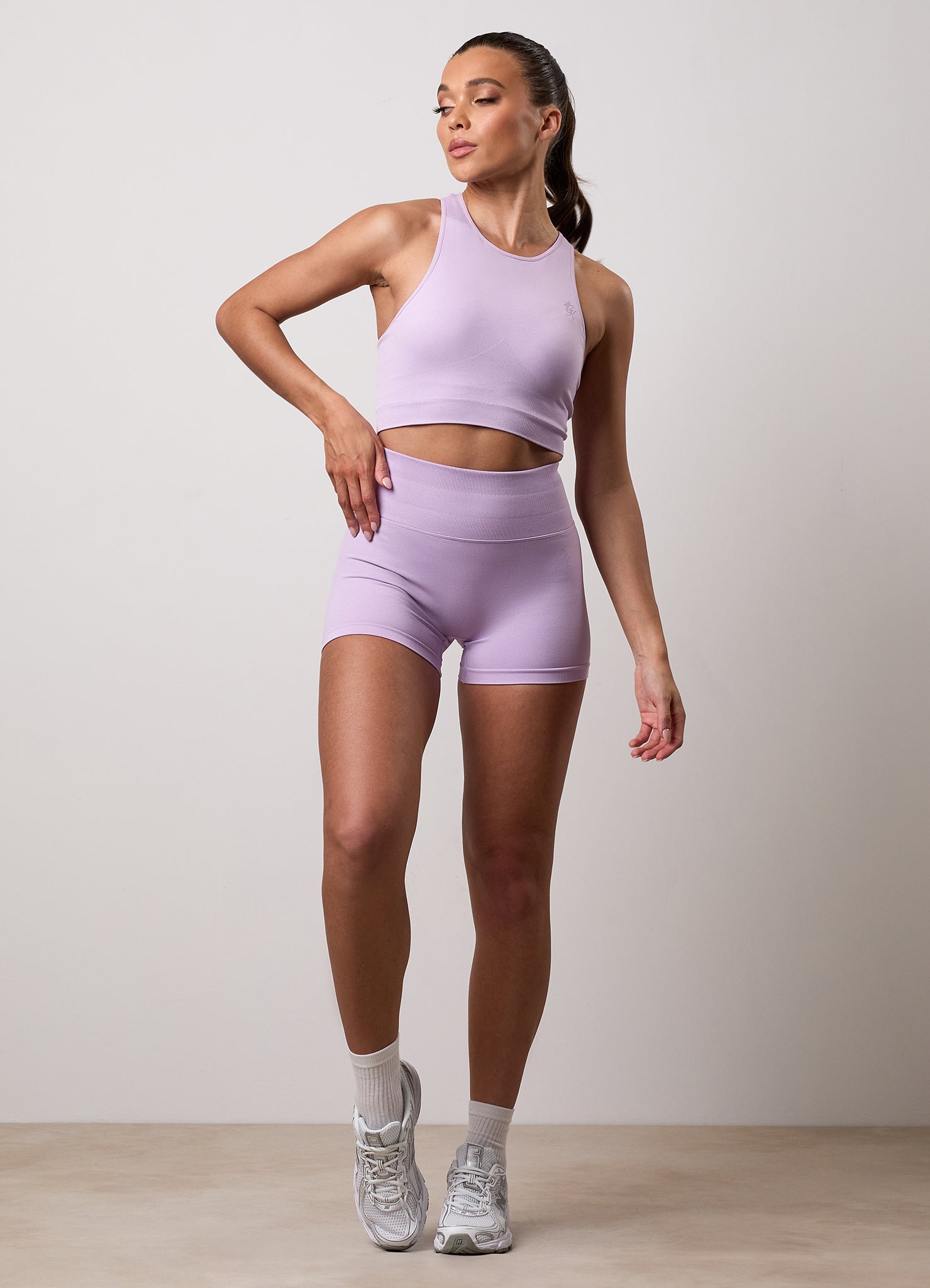 Gym King Sculpt Seamless Tank - Soft Lilac