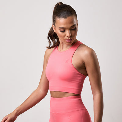 Gym King Sculpt Seamless Tank - Spiced Coral