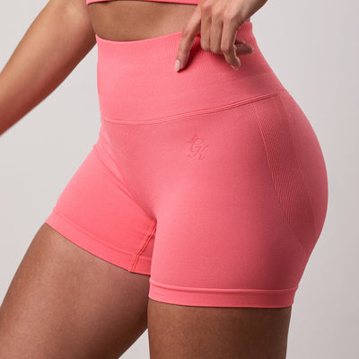 Gym King Sculpt Seamless 3" Short - Spiced Coral