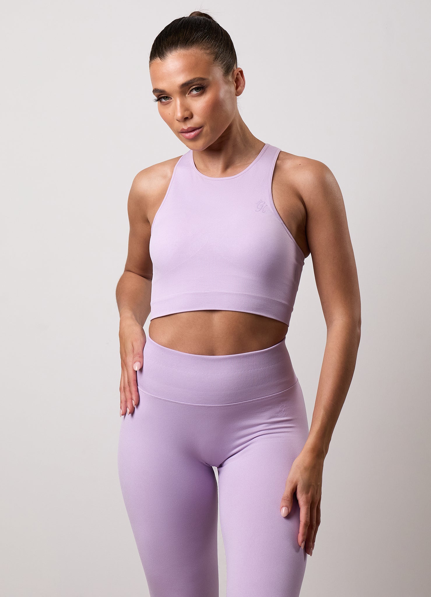 Gym King Sculpt Seamless Tank - Soft Lilac