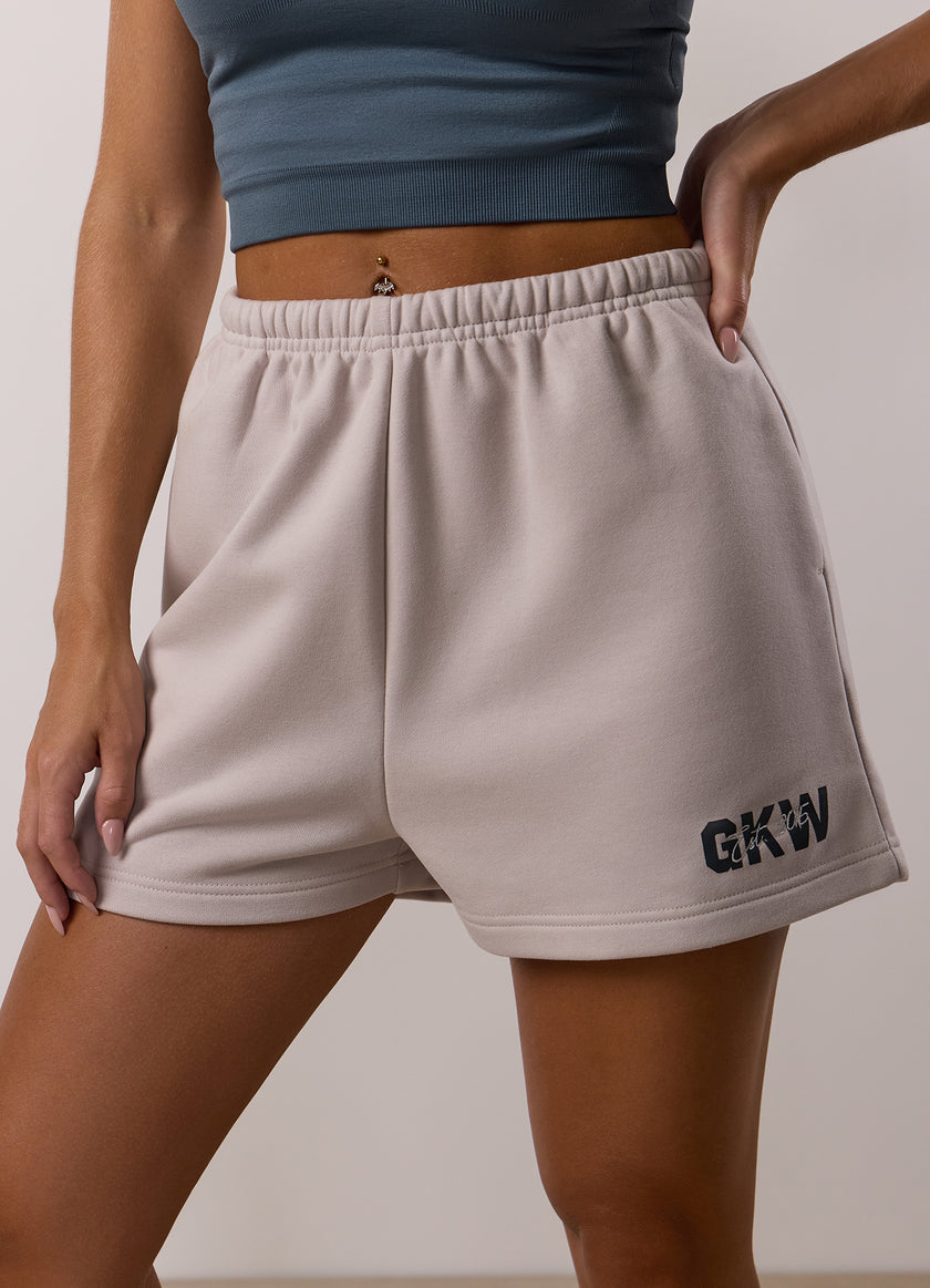 Gym King Revive Peached Short - Light Stone
