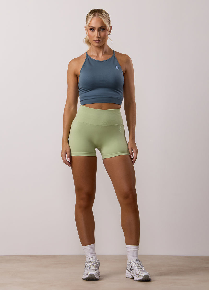 Gym King Sculpt Seamless 3" Short - Matcha Green