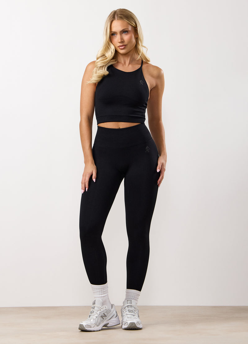 Gym King Sculpt Seamless Vest - Black