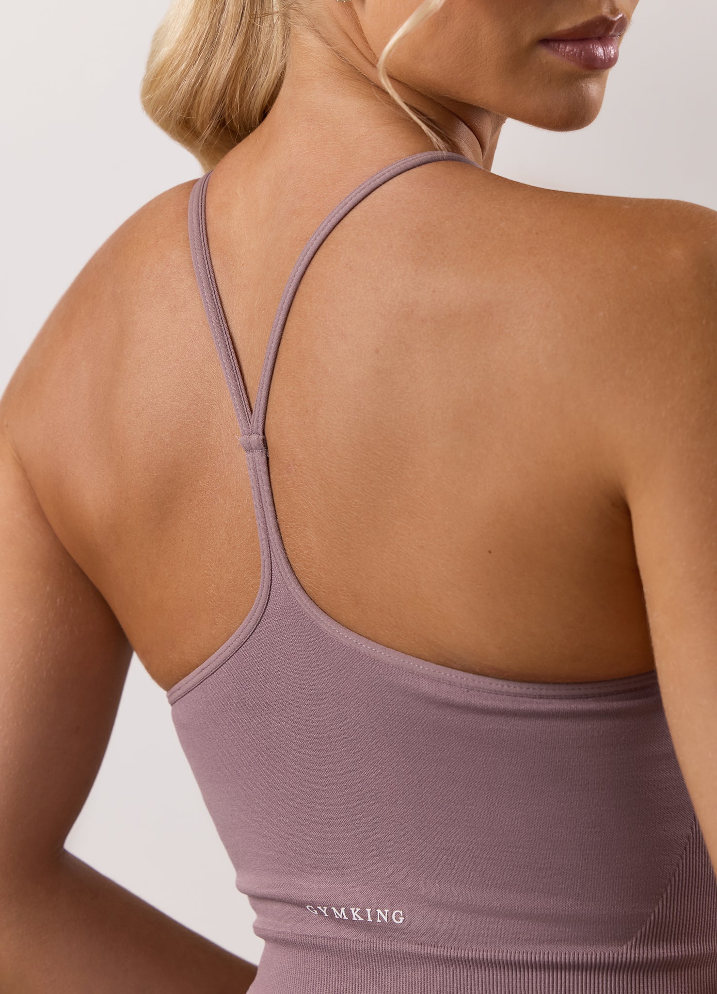 Gym King Sculpt Seamless Vest - Purple Fog