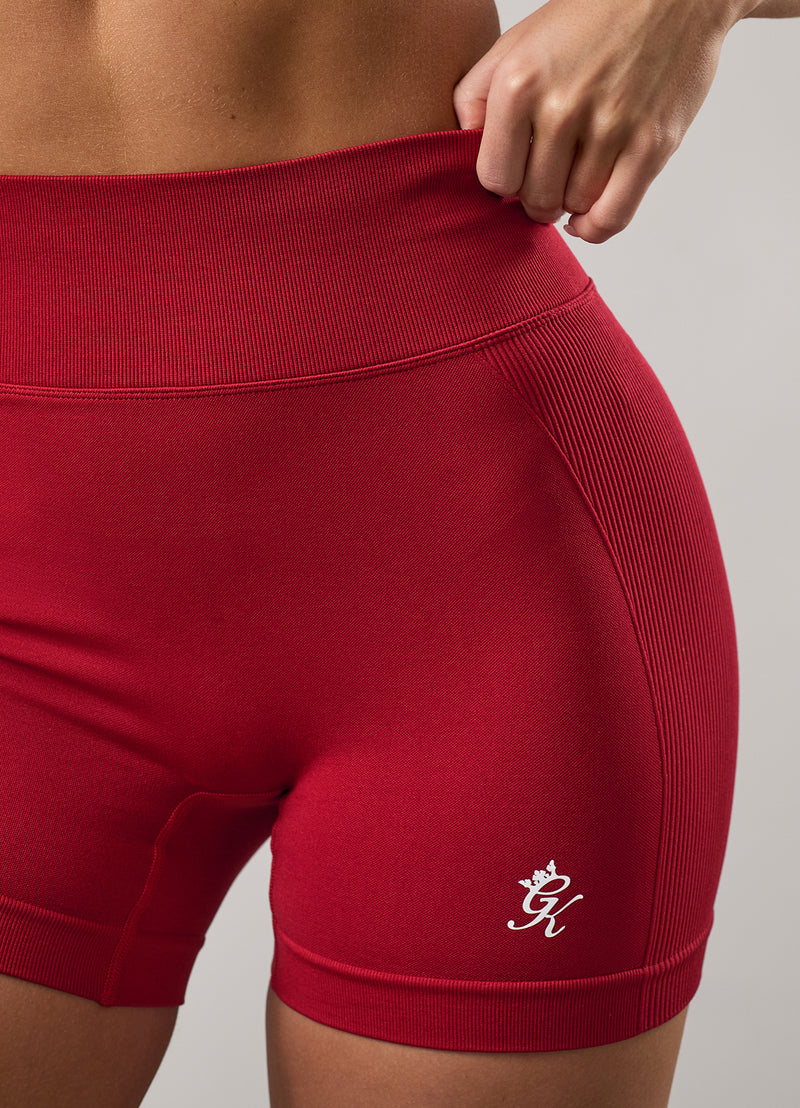 Gym King Seamless 4" Short - Scarlet Red