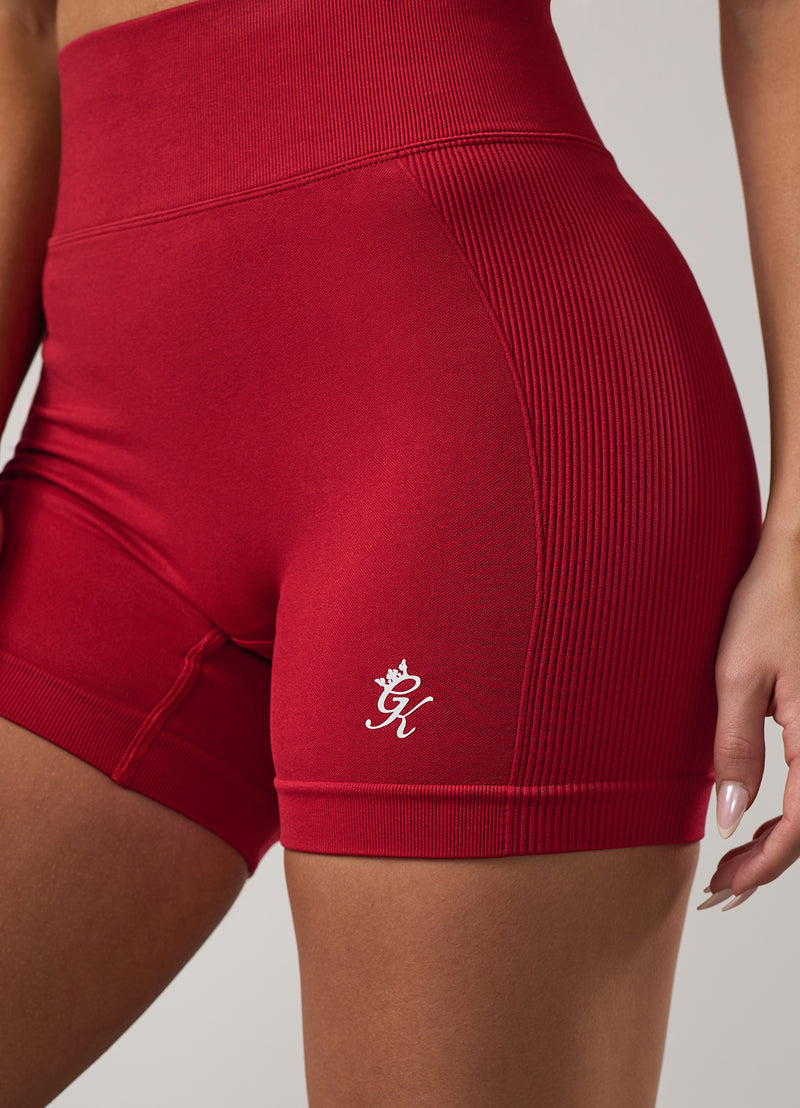 Gym King Seamless 4" Short - Scarlet Red