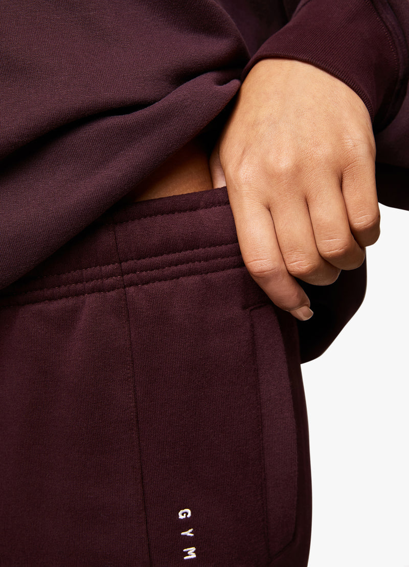 Gym King Shadow Tracksuit - Dark Cherry