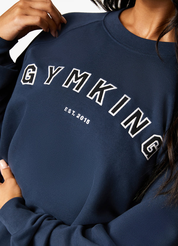 Gym King Shadow Crew - Ink Blue