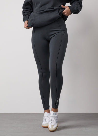 Gym King Shadow Jersey Legging - Oyster Grey