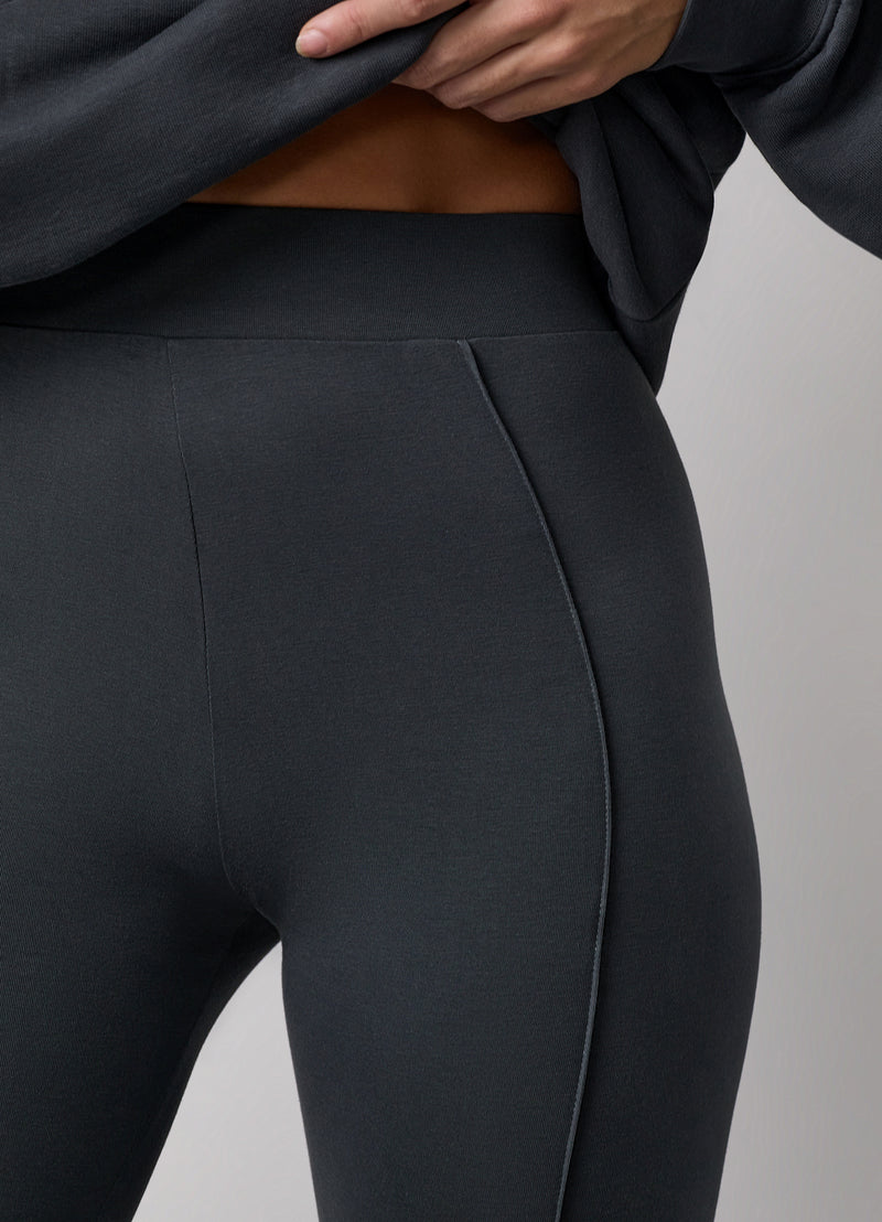 Gym King Shadow Jersey Legging - Oyster Grey