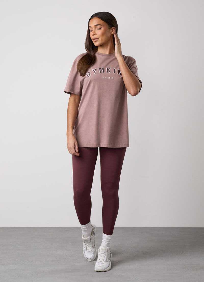 Gym King Shadow Jersey BF Tee - Fawn