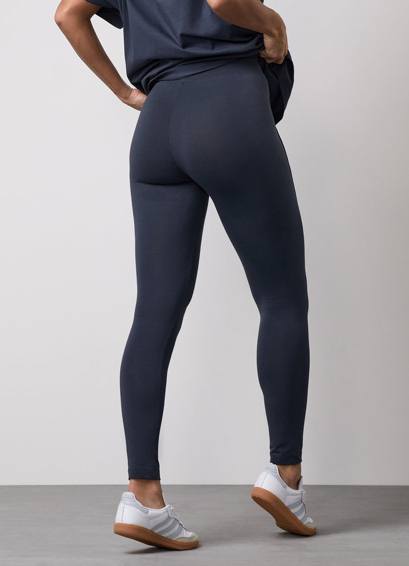 Gym King Shadow Jersey Legging - Midnight Blue