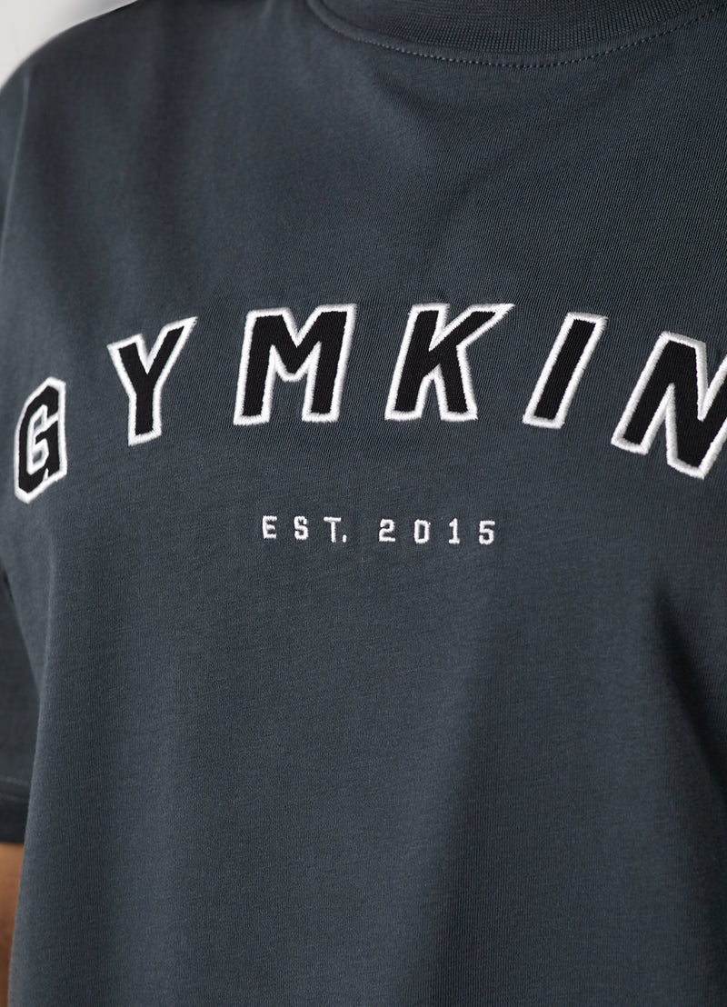 Gym King Shadow Jersey BF Tee - Oyster Grey