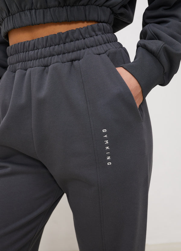 Gym King Shadow Straight Leg Jogger - Shadow Grey