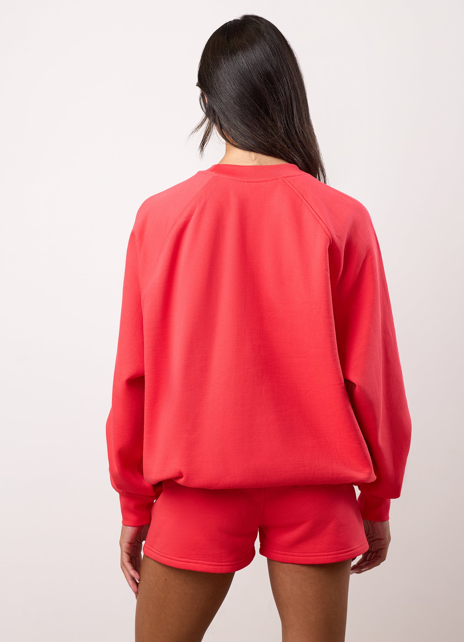 Gym King Shadow Oversized Crew and Shorts - Watermelon