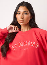 Gym King Shadow Oversized Crew and Shorts - Watermelon