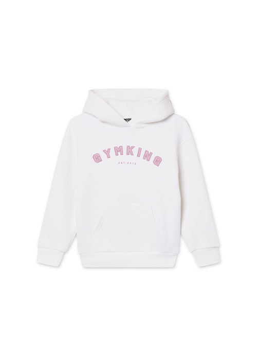 Gym King Older Kids Shadow Oversized Hoodie - Cream