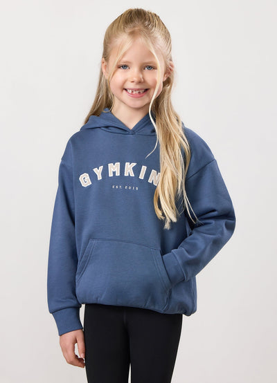 Gym King Kids Shadow Oversized Hood - Slate Blue
