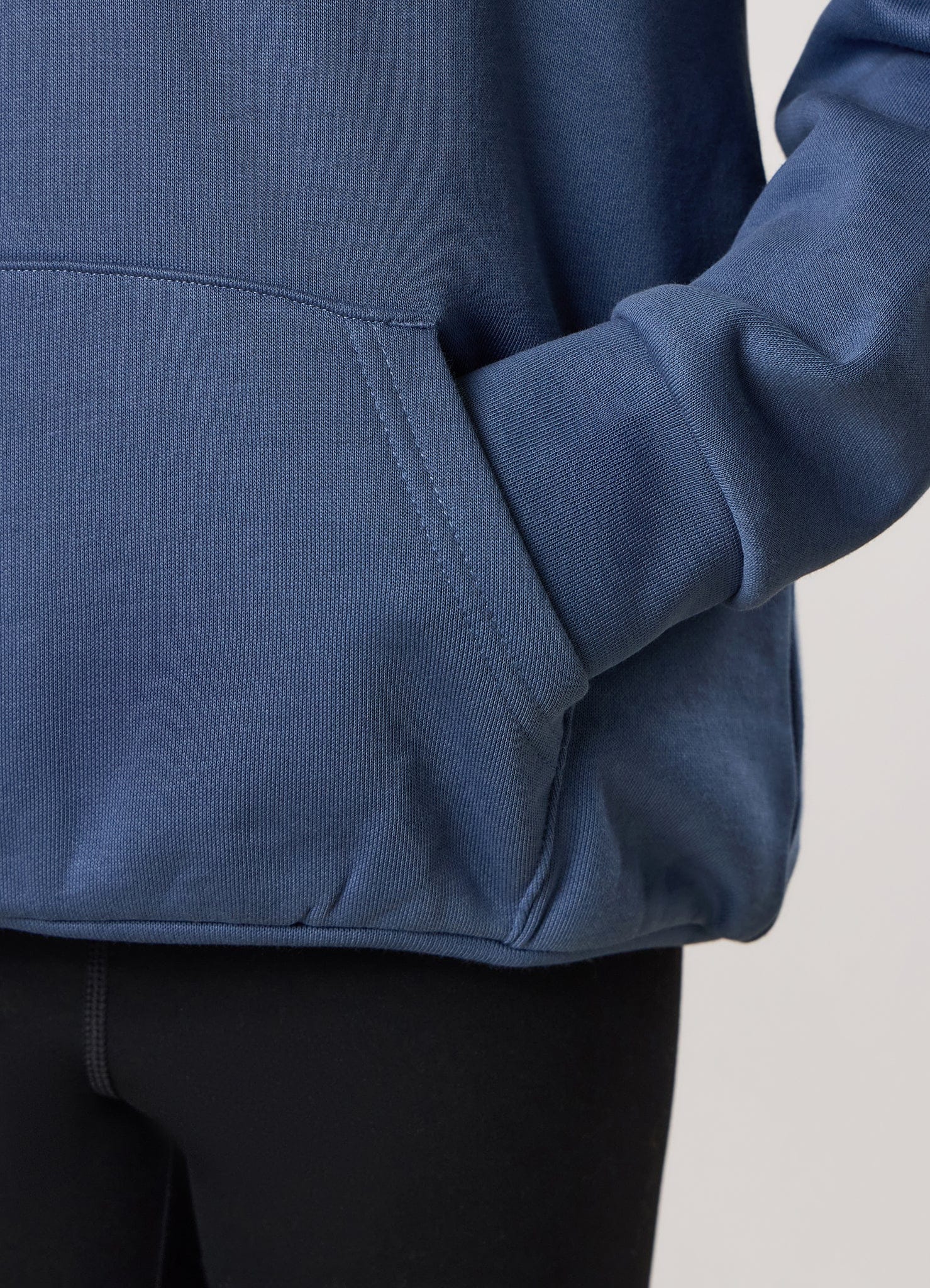 Gym King Kids Shadow Oversized Hood - Slate Blue