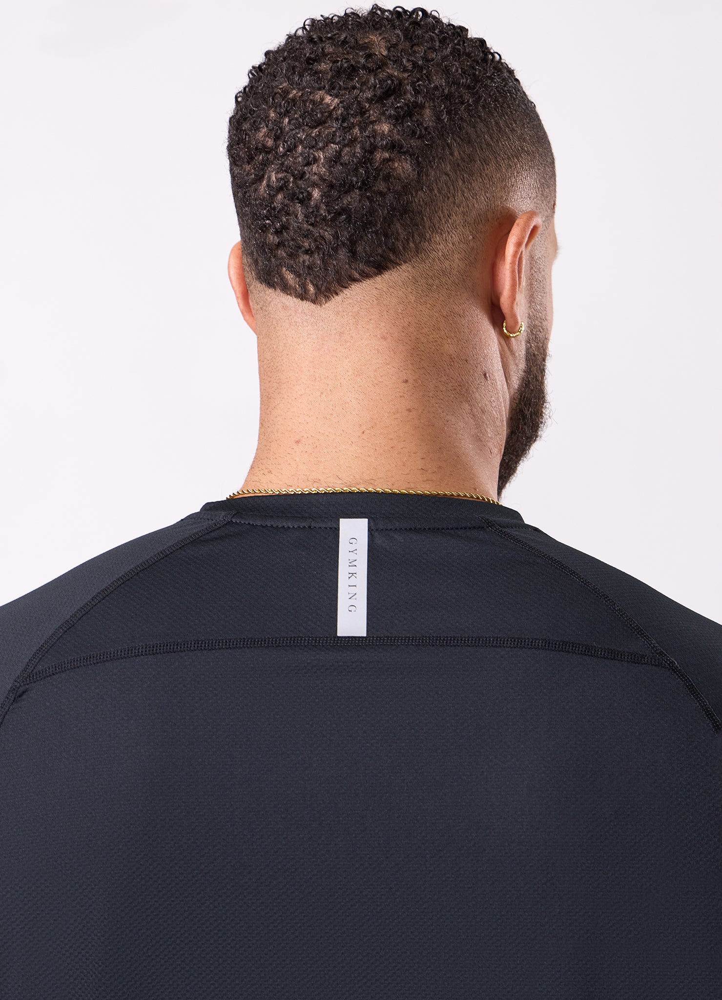 Gym King Energy Linear Tee - Black