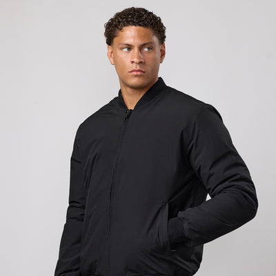 Gym King Signature Bomber Jacket - Black