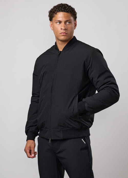 Gym King Signature Bomber Jacket - Black