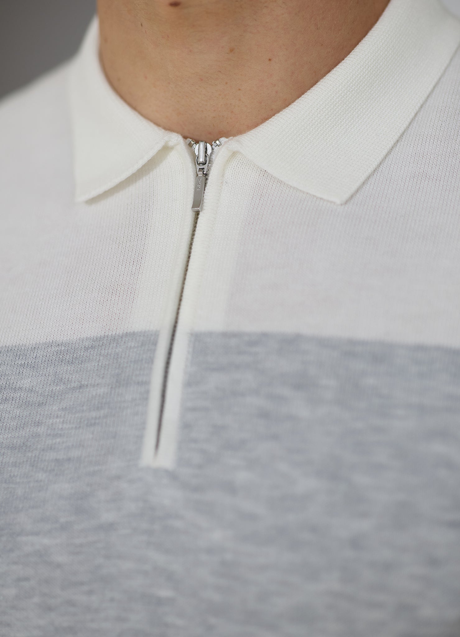 Gym King Signature Colour Block Polo - Grey