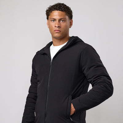 Gym King Signature Hooded Jacket - Black