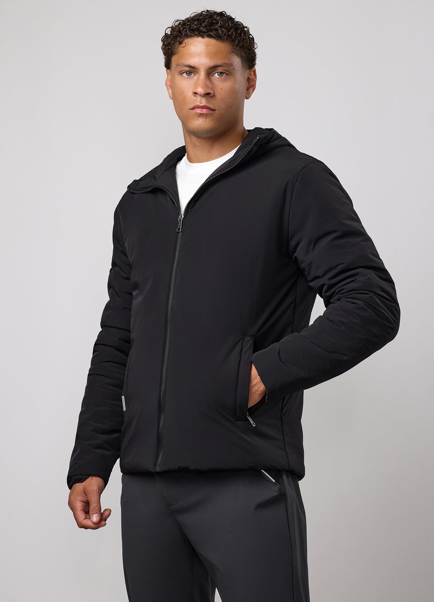 Gym King Signature Hooded Jacket - Black