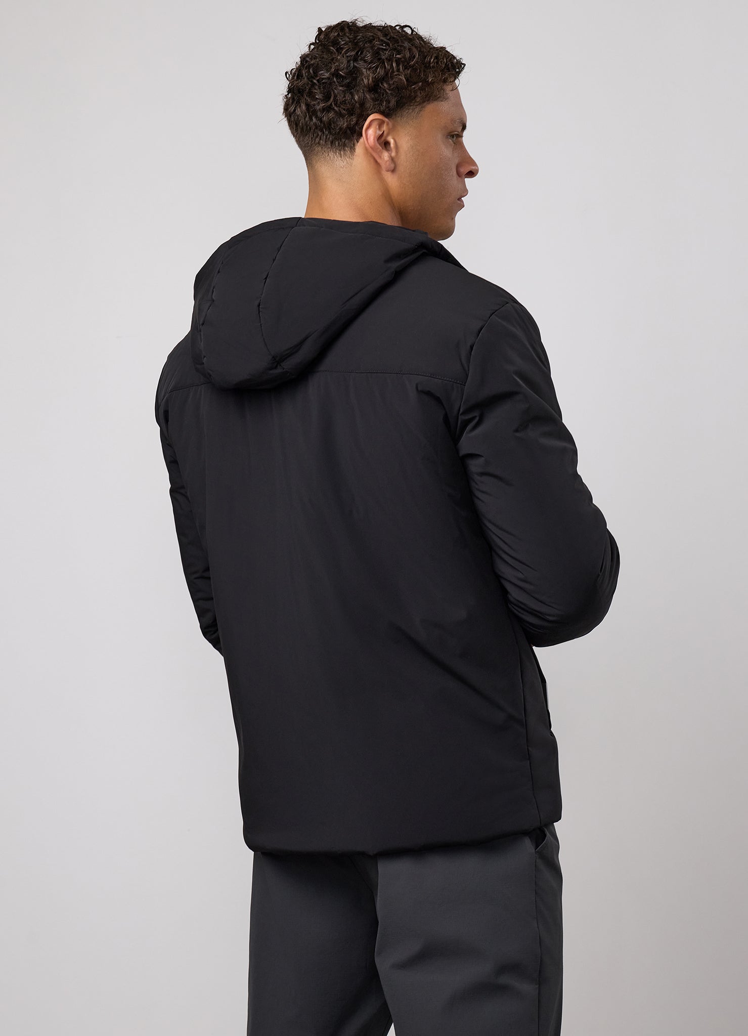 Gym King Signature Hooded Jacket - Black