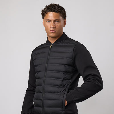Gym King Signature Hybrid Bomber - Black