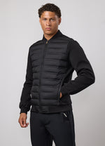 Gym King Signature Hybrid Bomber - Black thumbnail