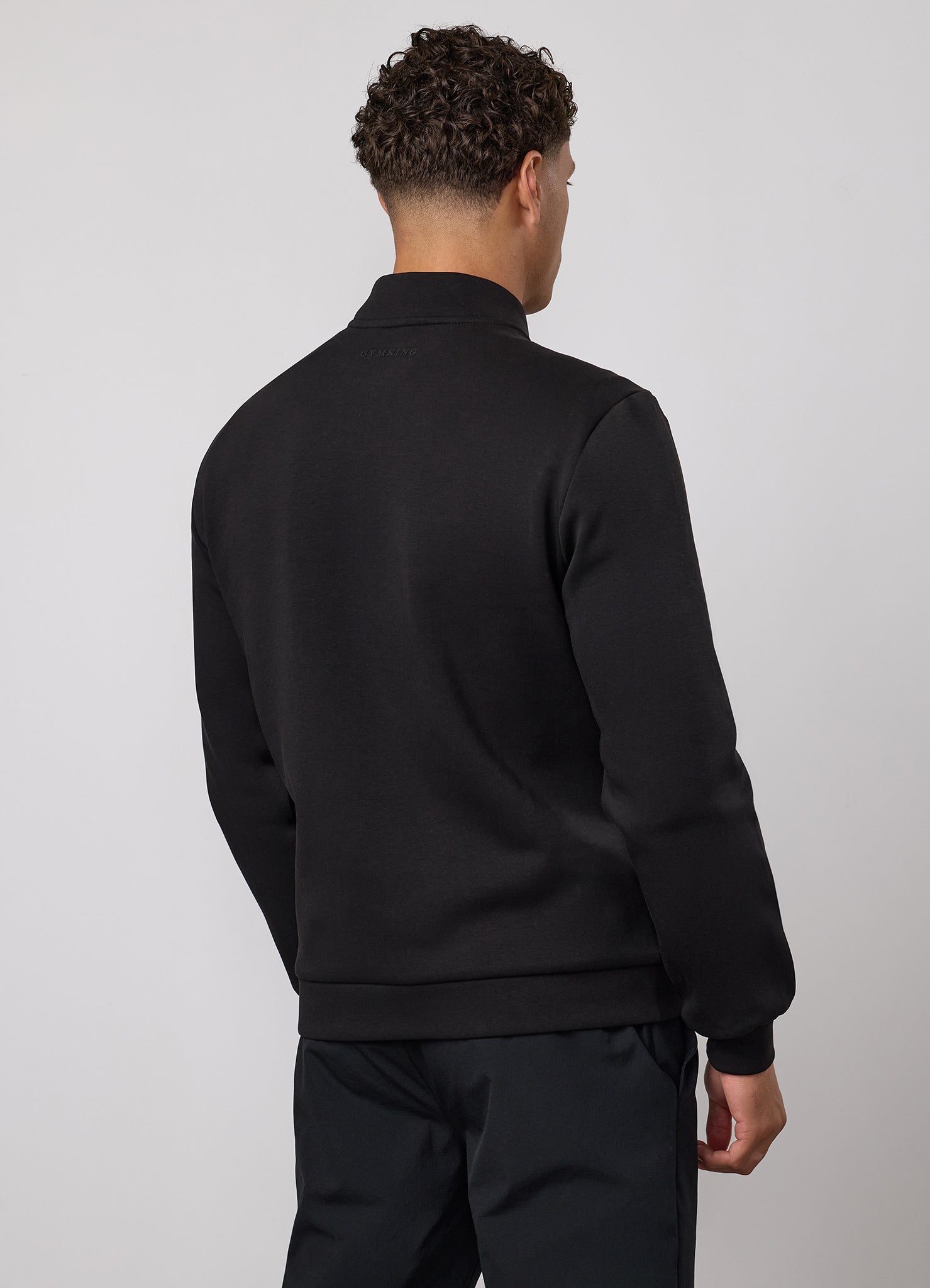 Gym King Signature Hybrid Bomber - Black