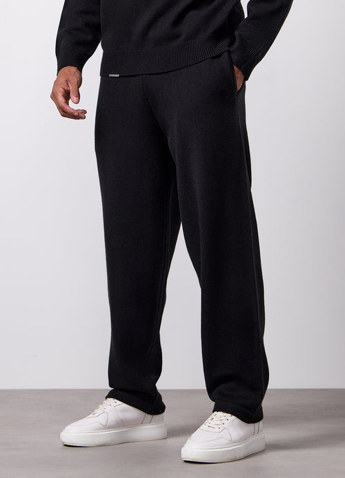 Gym King Signature Knit Jogger - Black