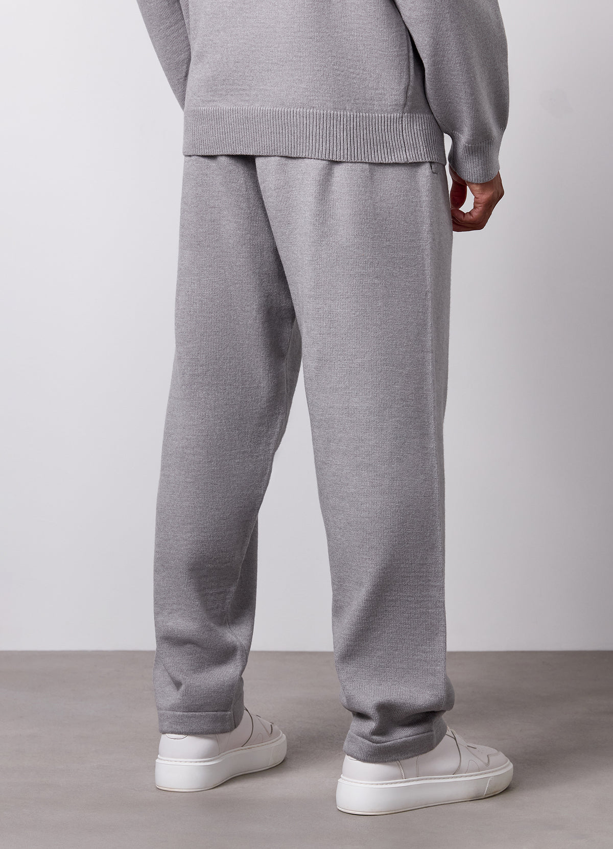 Gym King Signature Knit Jogger - Grey Marl