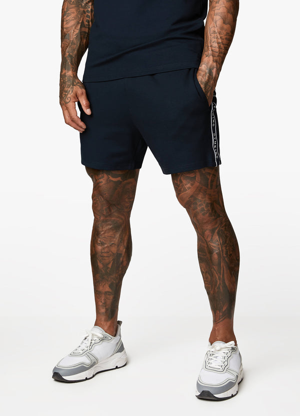 Gym King Signature Taped Short - Navy