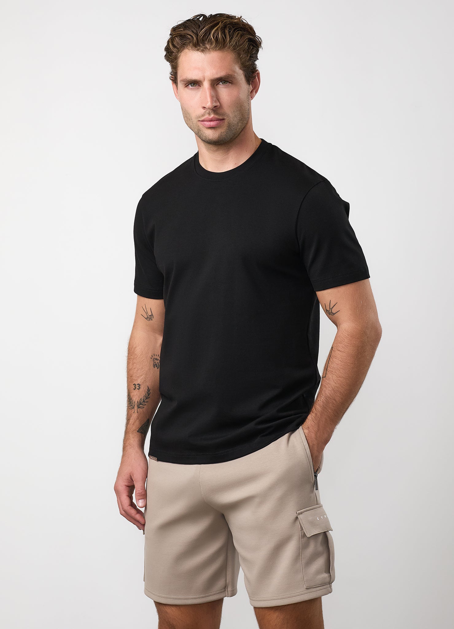 Gym King Signature Tee - Black