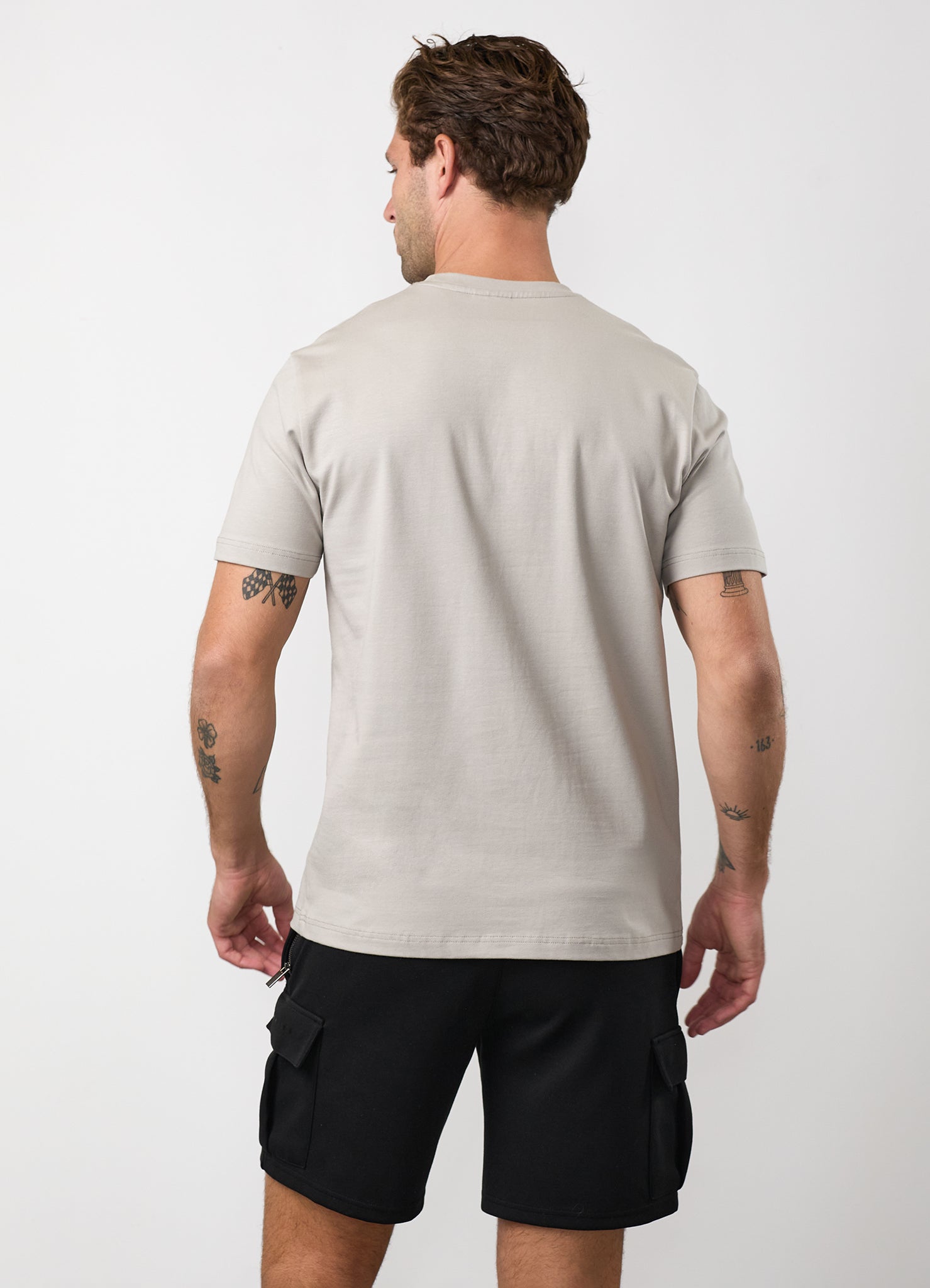 Gym King Signature T-Shirt - Grey Mink