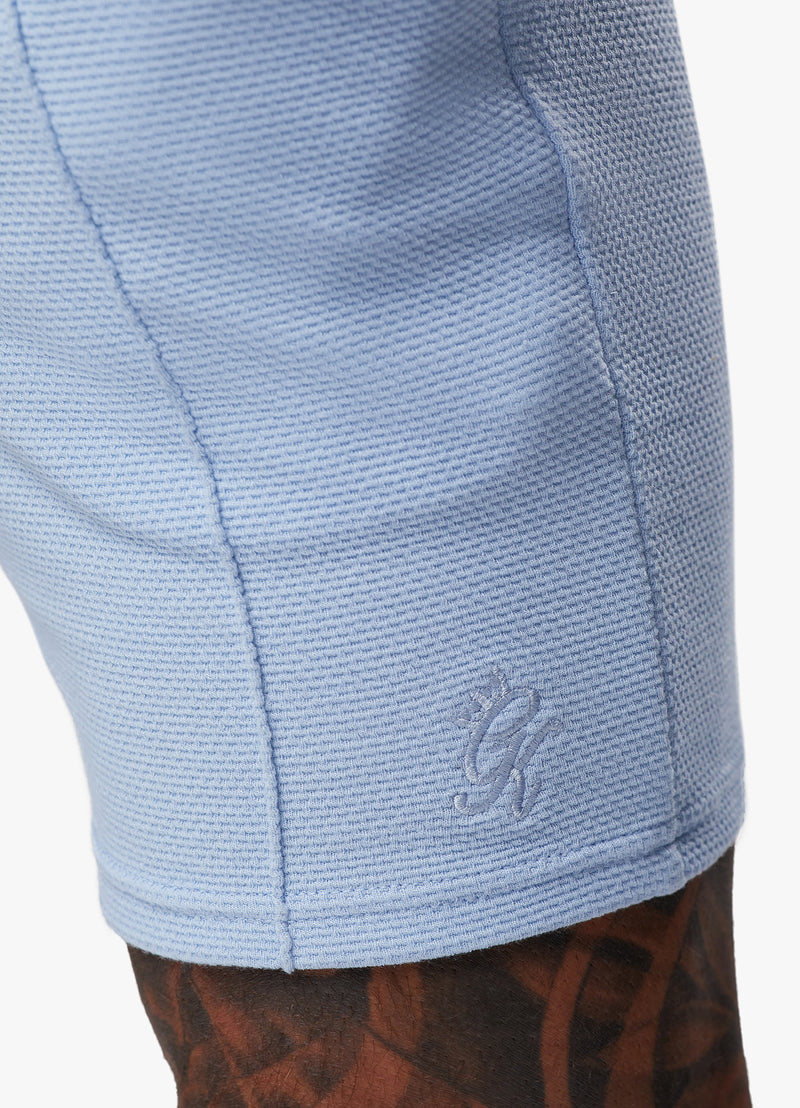 Gym King Signature Texture Short - Cloud Blue