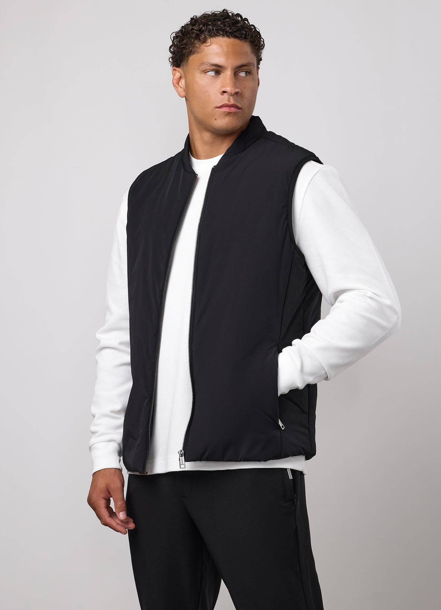 Gym King Signature Gilet - Black
